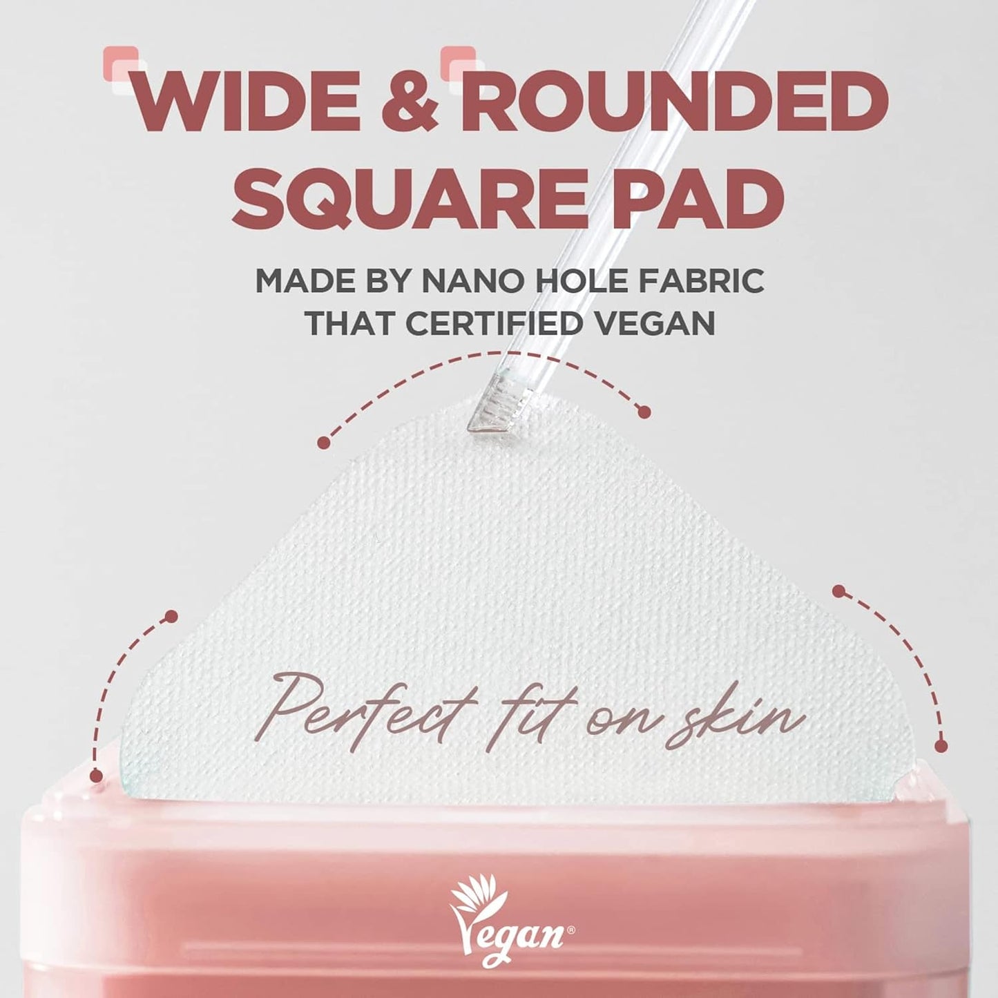 Collagen Ampoule Pads - Square Cotton Facial Toner Pads with Collagen & Ceramide - Skin Firming & Restore Elasticity - Tighten Wrinkles & Lines - Vegan Eco Silk, 100 Count