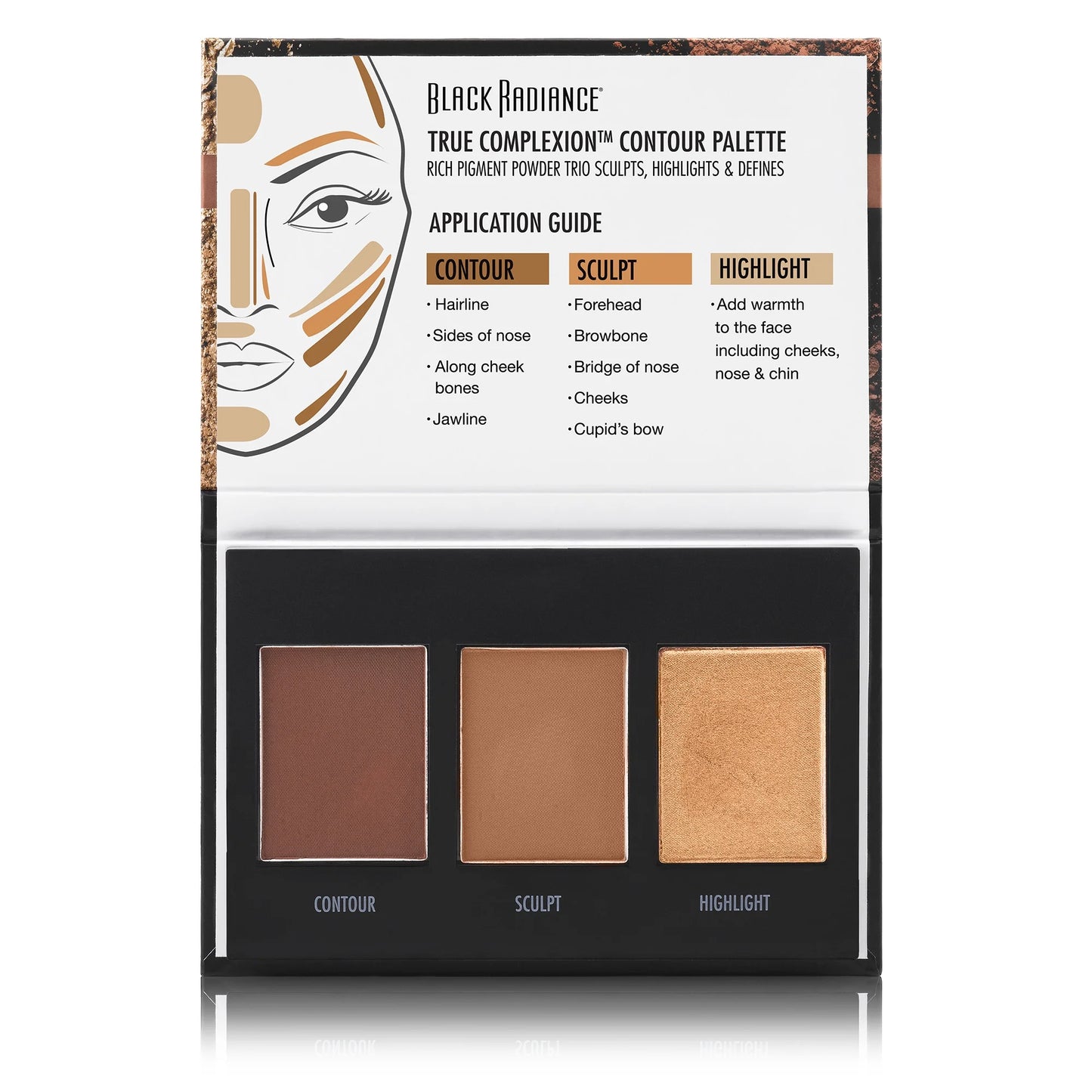 True Complexion Contour Palette Makeup - Medium to Dark