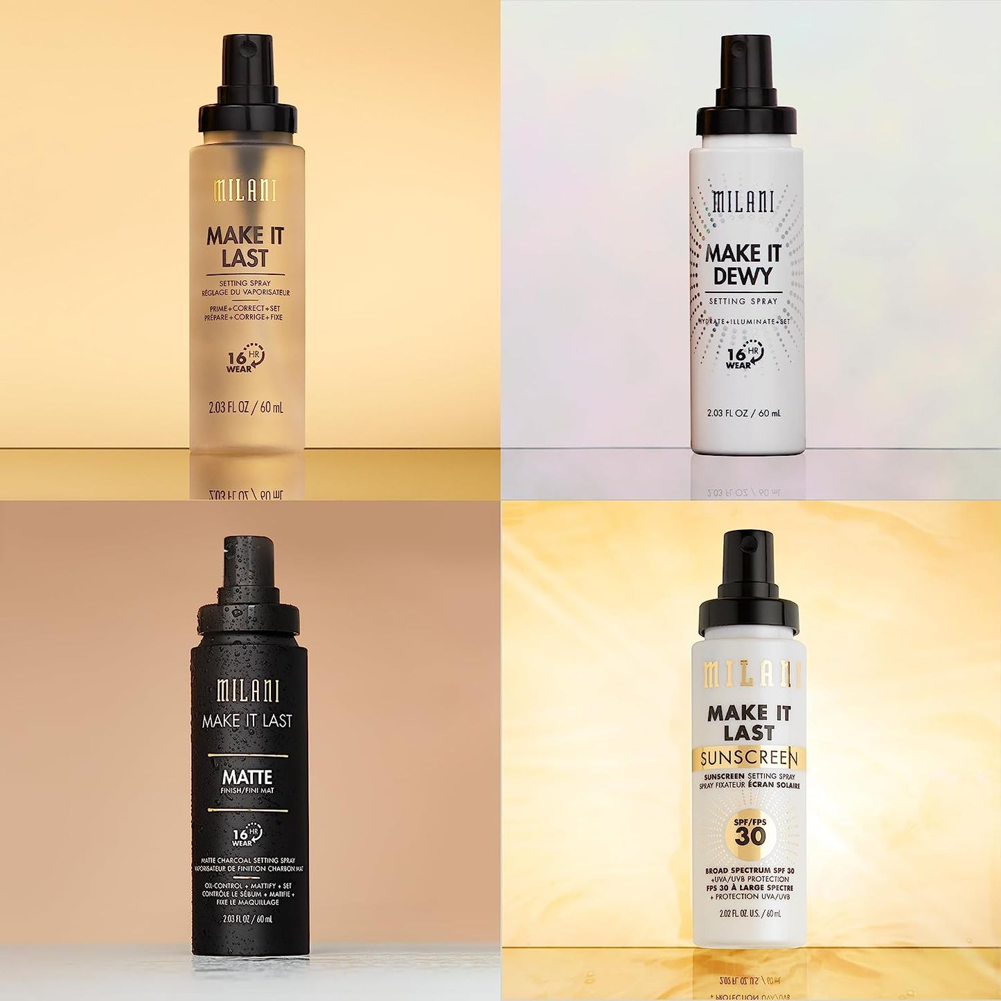 Make It Dewy Setting Spray 3 in 1- Hydrate + Illuminate + Set (2.03 Fl. Oz.) Makeup Finishing Spray - Makeup Primer & Hydrating Setting Spray