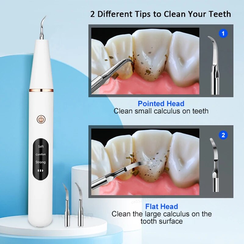 ELECTRIC DENTAL CALCULUS REMOVER PLAQUE REMOVER TEETH CLEANING TOOLS
