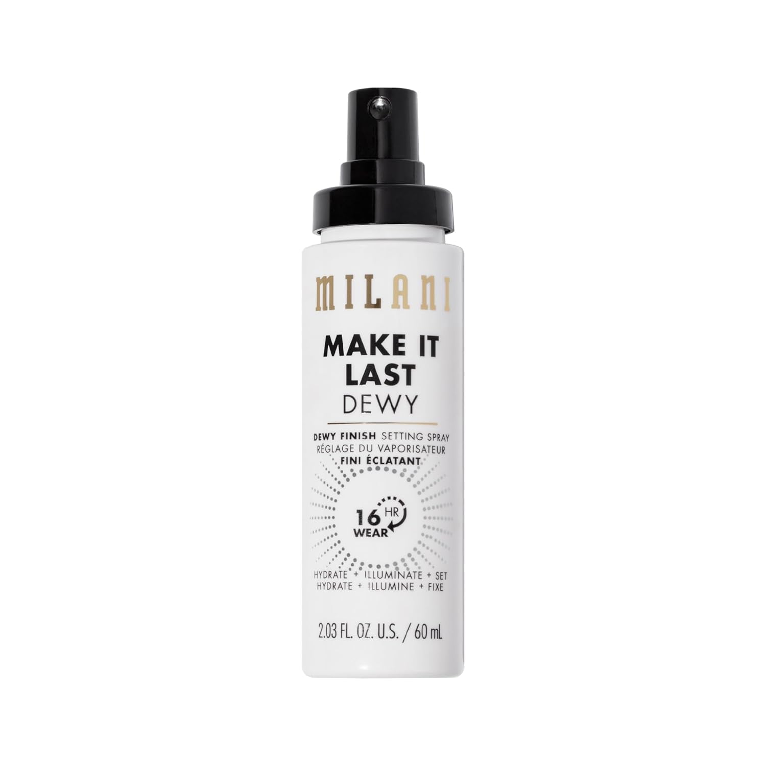 Make It Dewy Setting Spray 3 in 1- Hydrate + Illuminate + Set (2.03 Fl. Oz.) Makeup Finishing Spray - Makeup Primer & Hydrating Setting Spray
